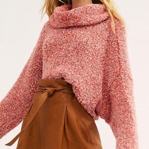 NWT Free People BFF Oversized Turtleneck Sweater